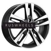 Диски КИК 6,5x16/5x100 ET48 D56,1 Rassvet-оригинал (КС868) Алмаз черный SK