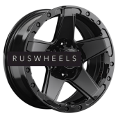 Диски LS 8x17/6x139,7 ET30 D100,1 1284 BK (конус, Колпак+лого)