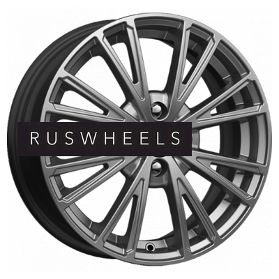 Диски КИК 6x16/4x100 ET50 D60,1 Меандр-оригинал (КС879) Дарк платинум