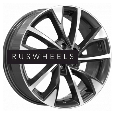 Диски КИК 7x17/5x112 ET40 D57,1 Роквуд (КС900) Алмаз черный