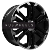 Диски Khomen Wheels 7,5x18/6x139,7 ET42 D100,1 KHW1817 (Great Wall POER) Black-FP