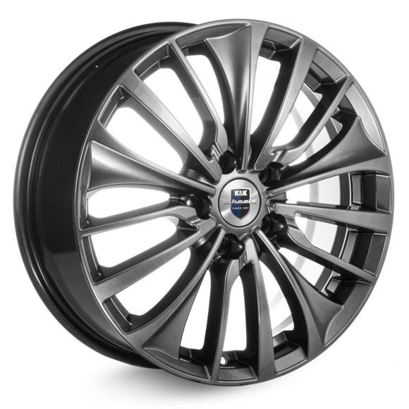 Диски КиК 6.5\R17 4*100 ET40 d67.1 Дарк платинум