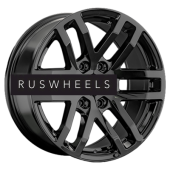 Диски LS 9x18/6x139,7 ET30 D100,1 1279 BK (конус, Колпак+лого)