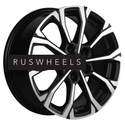 Диски Khomen Wheels 6,5x16/5x112 ET46 D57,1 KHW1605 (Octavia A5/Golf/Jetta) Black-FP