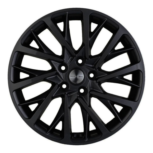 Диски Khomen Wheels 7.5\R18 5*108 ET40 d54.1 Black Диски Khomen Wheels 7.5\R18 5*108 ET40 d54.1 Black