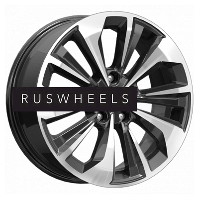 Диски КИК 7x17/5x110 ET40 D65,1 Авиор (КС936) Алмаз черный