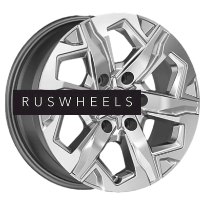 Диски КИК 7,5x17/6x114,3 ET30 D66,1 Тейт (КС1050) Дарк платинум