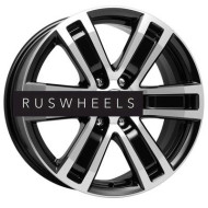 Диски КИК 7,5x17/6x114,3 ET39 D67,1 R-7 Рольф (КС457) Алмаз черный