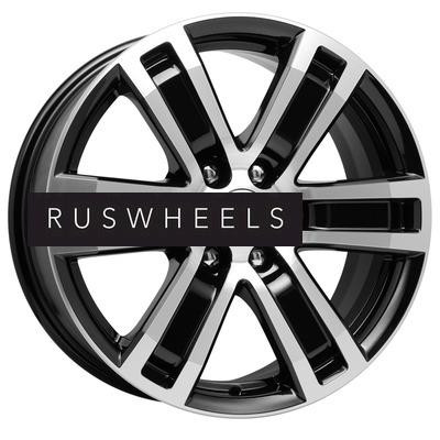 Диски КИК 7,5x17/6x114,3 ET39 D67,1 R-7 Рольф (КС457) Алмаз черный