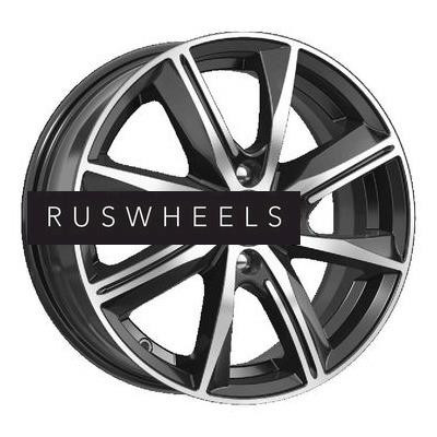 Диски K&K 7x17/5x115 ET40 D70,2 Арнар (КС896) Алмаз черный