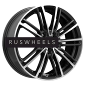 Диски КИК 7x17/4x100 ET41 D60,1 Эрфурт (КС903) Алмаз черный