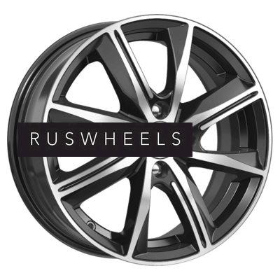 Диски КИК 7x16/5x114,3 ET38 D67,1 Арнар (КС904) Алмаз черный