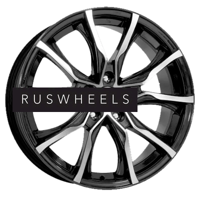 Грузовые диски K&K 7,5x17/5x114,3 ET35 D67,1 Твист (КС697М) Алмаз черный