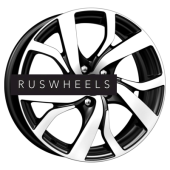 Диски КИК 6,5x16/5x100 ET42 D57,1 Палермо-оригинал (КС607) Алмаз черный Диски КИК 6,5x16/5x100 ET42 D57,1 Палермо-оригинал (КС607) Алмаз черный