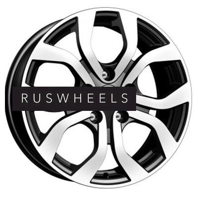 Диски КИК 6,5x16/5x114,3 ET50 D66,1 КС704 Алмаз черный