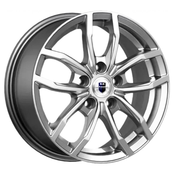 Диски КиК 6.5\R15 5*114.3 ET42 d67.1 Дарк платинум