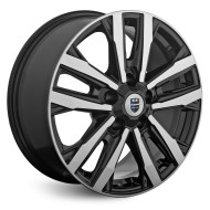 Диски КиК 8,0\R18 5*150 ET56 d110.1 Алмаз черный