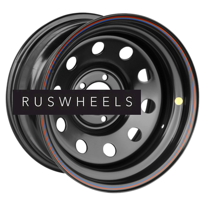 Диски Off-Road Wheels 8x17/5x127 ET0 D75 Jeep Черный с бедлоком (красный)